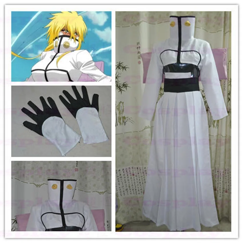 Bleach Tercera Espada Tear Halibel Cosplay Costume White Version on