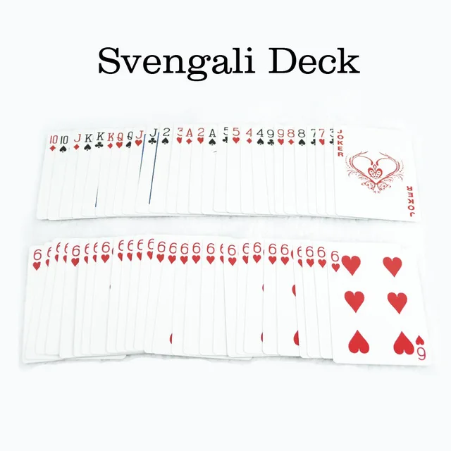 

Magic Cards Svengali Deck Atom Playing Card Magic Tricks Close-up Street Magic Tricks Kid Child Puzzle Toy