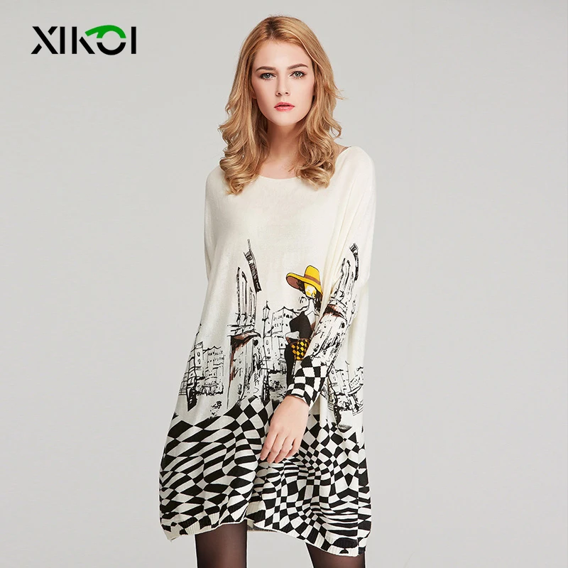 Xikoi Cardigan Women Cloth Feminine Coat Fashion Cotton Computer Knitted Large Size Direct Sales Winter Coupons 6133 Hot | Женская