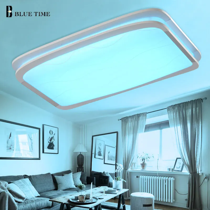 NEW Modern RGB Ceiling Light +Cool white+Warm white Smart LED Lamp shade / Modern Ceiling light for living room