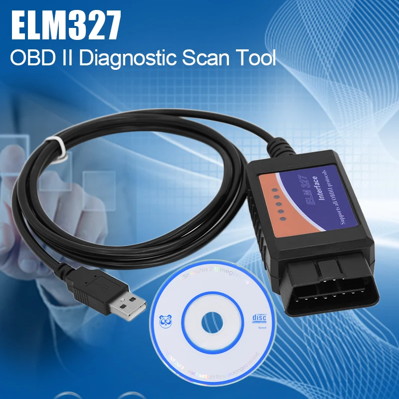 Автомобильные инструменты ELM327 V1.5 USB OBD2 ELM 327 V 1,5 OBDII код считыватель диагностический инструмент мини сканер OBD 2 Автомобильный диагностический инструмент