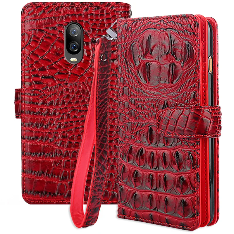 

For Oneplus 6T Case Luxury PU Leather Case for OnePlus 6T Wallet Flip Cover for One Plus 6T Coque 6.4" Phone Capa