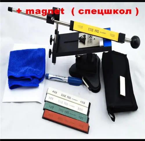 

Ruixin 2nd vesion knives Apex edge sharpener system Kitchen knives sharpener 5 edge whetstone +magnet
