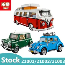 Lepin 21001 21002 21003 blocos de construção Do Carro Técnica Legoing Compatível 10220 10252 10242 designer de modelo de blocos para crianças