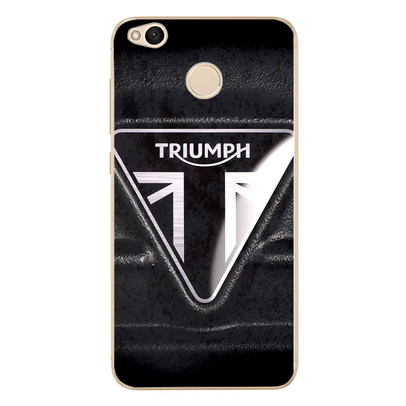 Чехол с логотипом мотоцикла Triumph Мягкий Силиконовый ТПУ чехол для телефона redmi4A 4X