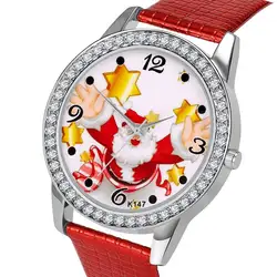 Женские роскошные часы кварцевые модные мягкие PU кожа, женские часы 2018 горячая Распродажа женские рождественские повседневные женские