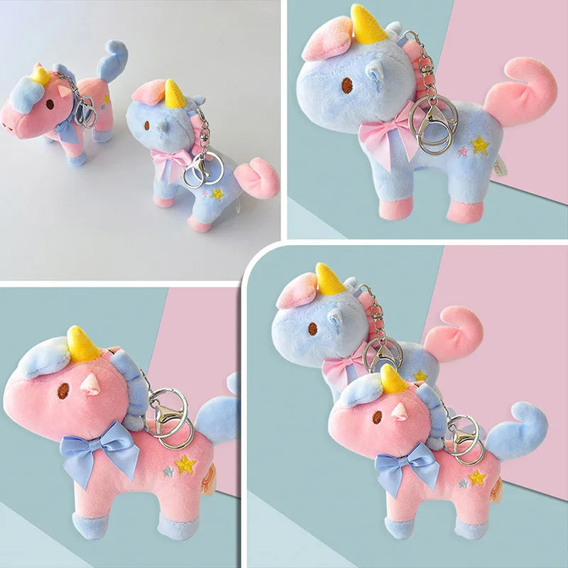 11cm Soft Unicorn Plush Toy Baby Kids Appease Sleeping Pillow Doll Animal Stuffed Plush Toy Birthday Gifts for Girls Children