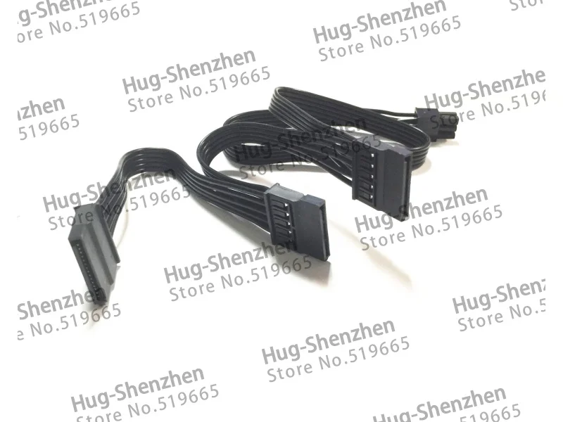 PCI E 6pin Мужской 1 до 3x SATA 15pin модульная Мощность кабель для SS 400FL2 SeaSonic Platinum 400 без