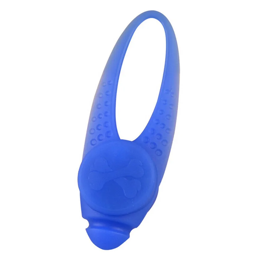 Pet светодиодный защитный кулон ожерелье мигающий светящийся светильник Ночной светильник мигающий ошейник подвеска для собаки щенка Nov#2 - Цвет: Blue