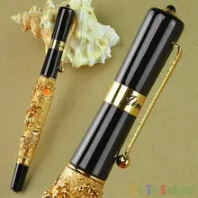 Jinhao высокое качество дизайн золотой летающий дракон благородный роллер шариковая ручка роскошные ручки для письма подарок