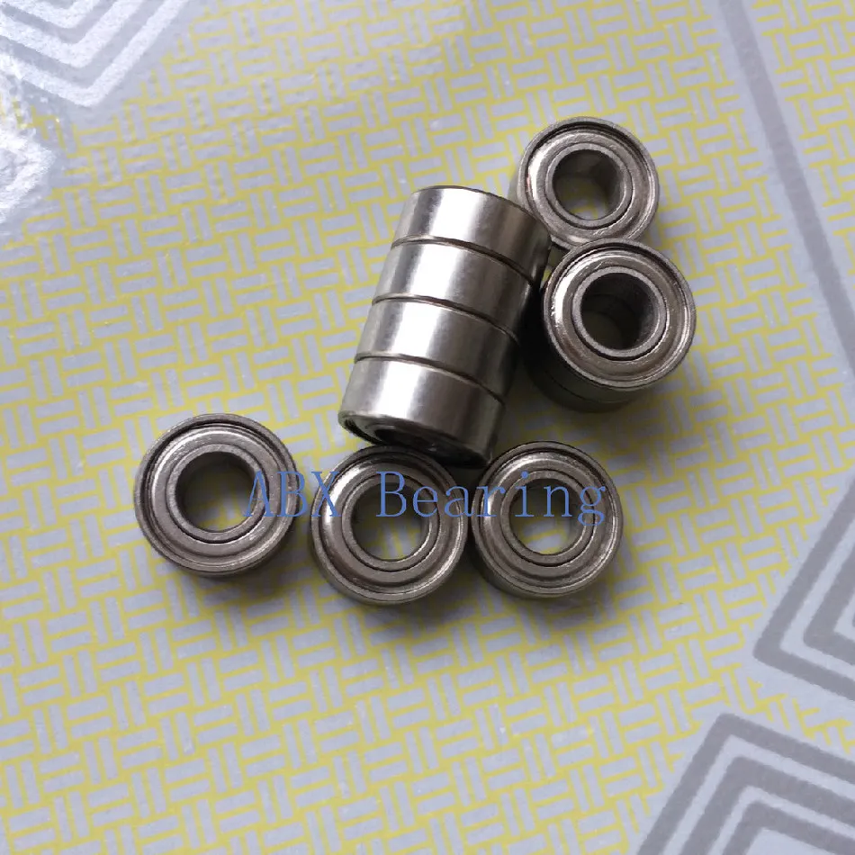 Stainless Flanged Ball Bearings MF128zz 8*12*3.5 4 PCS 8x12x3.5 mm SMF128zz