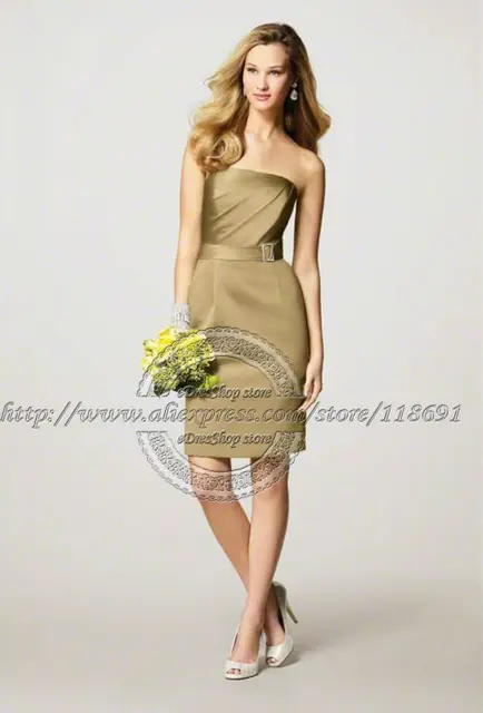 dark gold bridesmaid dresses