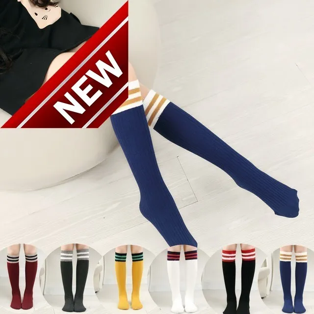 

1pair Children Knee High Socks Kids Cute Fashion Cotton Long Socks Baby Girls Socks Skate Children Baby Long Tube Leg Warm