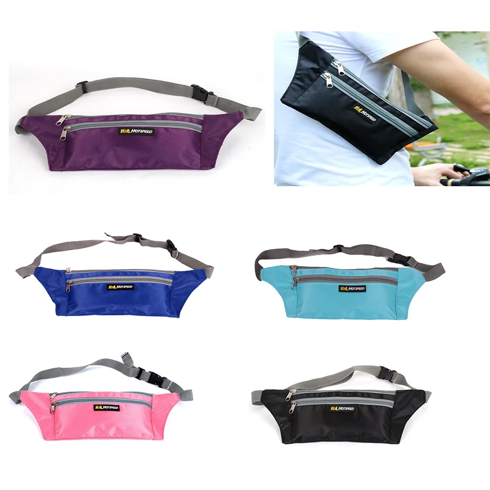 

Weimostar Men Women cycling bag waist Functional Fanny Waist Bag Money Phone Belt Bag Pouch new Hip Bag Shoulder belt pack