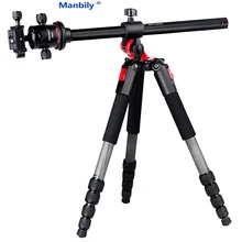 Manbily MPT255/MPT255C штатив для камеры Профессиональный компактный поперечный центральный Штатив для Canon Nikon sony DSLR camera s Video DV