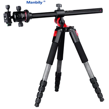 

Manbily MPT255/MPT255C Camera Tripod Professional Compact Transverse Center Tripod for Canon Nikon Sony DSLR Cameras Video DV