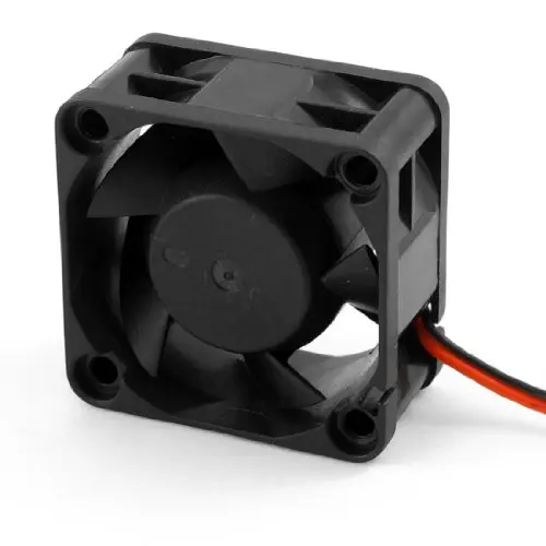 

GTFS-New Black Plastic 12V DC 40mm 20mm 2 Wire Computer PC CPU Cooling Case Fan