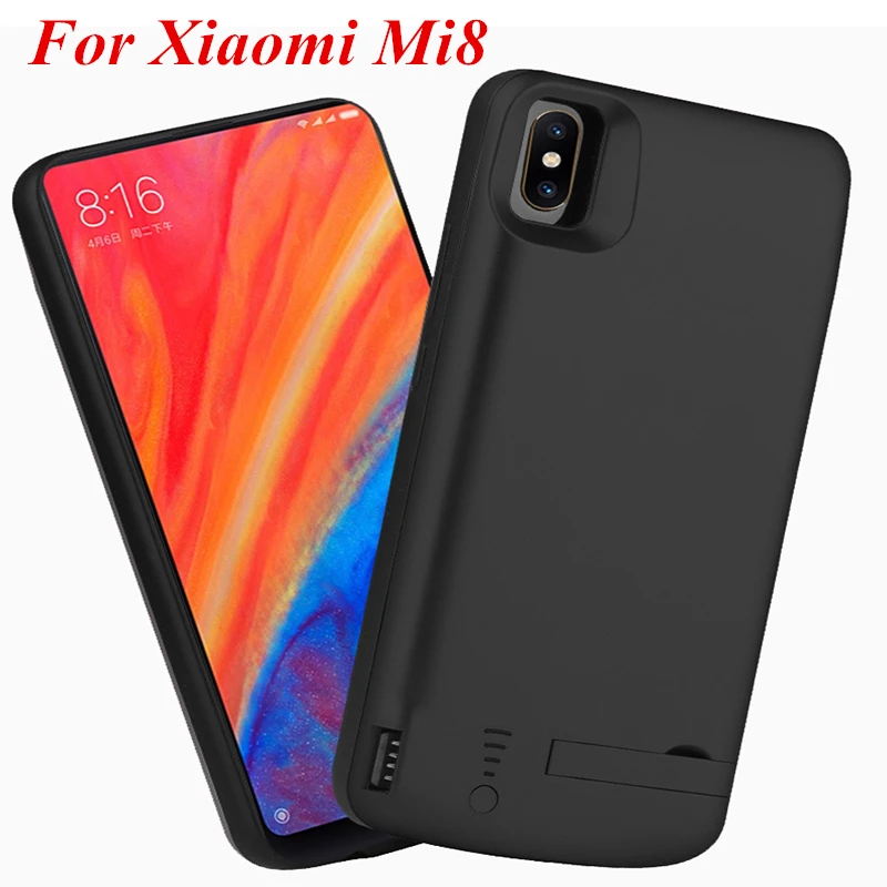 

2018 For Xiaomi mi8 Battery Case External Smart Capa Charger Case Cover Power Bank For Xiaomi mi 8 Battery Charger Case