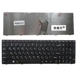 России новая клавиатура для LENOVO G780A G780 G770 G770A RU Клавиатура ноутбука черной каймой