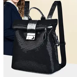 2019 Новая мода Большой Ёмкость PU Рюкзак устойчивостью Блокировка розетки дорожная сумка для Для женщин девочек WML99