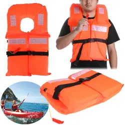 Универсальный Спасательные жилеты полиэстер Регулируемый спасательный жилет пены проходимость Одежда заплыва лодках Сёрфинг Детская