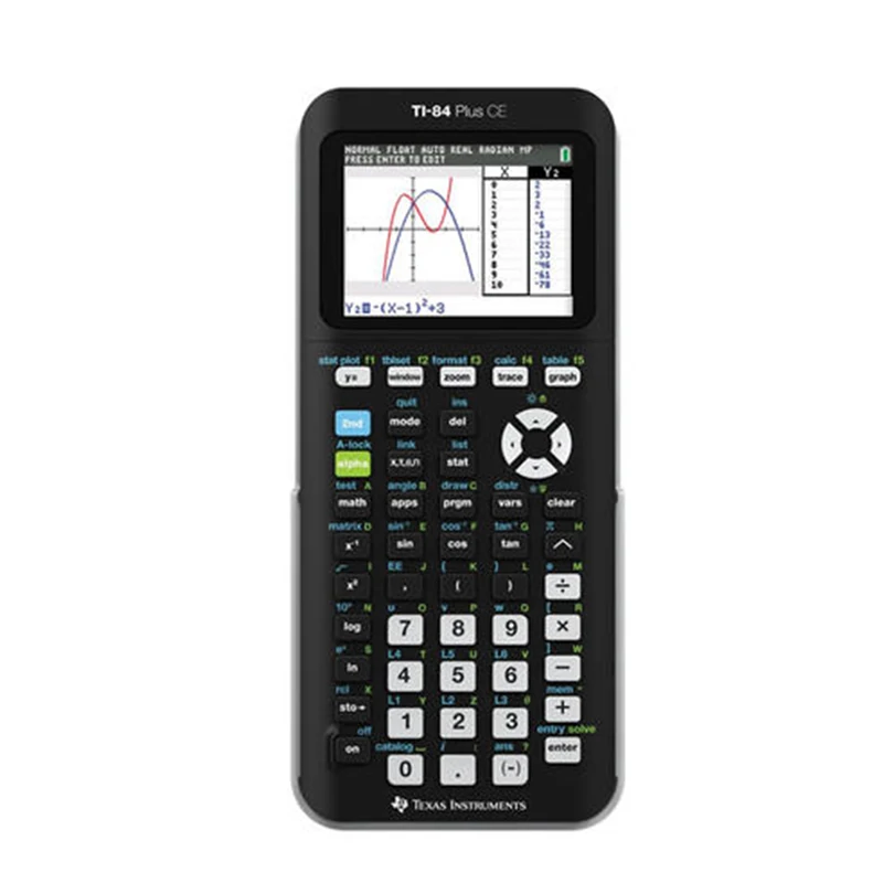 تكساس إنسترومنتس TI-84 زائد CE البرمجة الرسوم البيانية حاسبة AP IB SAT الدولية امتحان الكمبيوتر