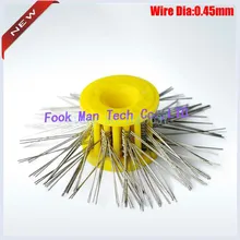 Матирующие проволочные щетки Goldsmith инструменты полировальные щетки для ювелирных изделий ювелирные изделия инструменты Dia 0,45 зернистость полу грубая 3 шт в комплекте