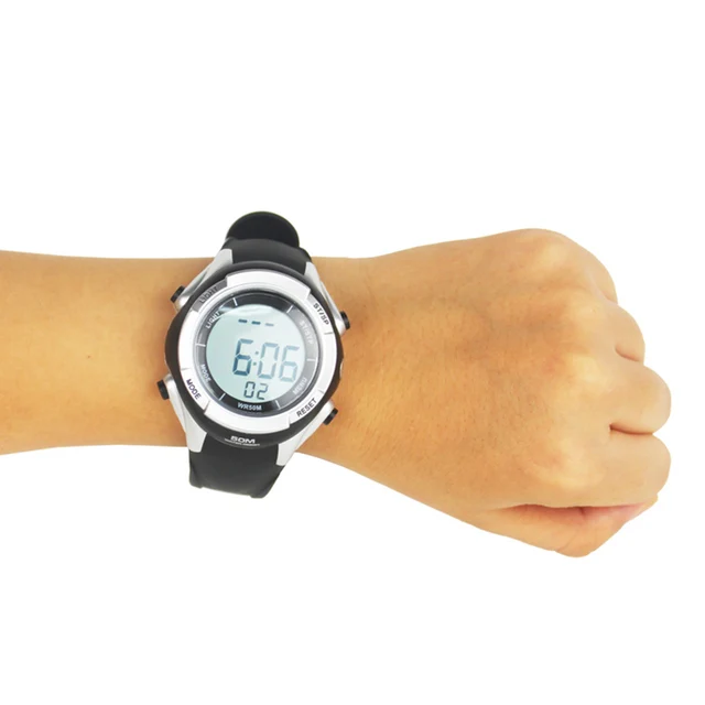 Polar Style Heart Rate Watch Cardio Fitness Digital 5.3KHz Sports Wristwatches Running Cycling Heart Rate Monitor Chest Strap AliExpress