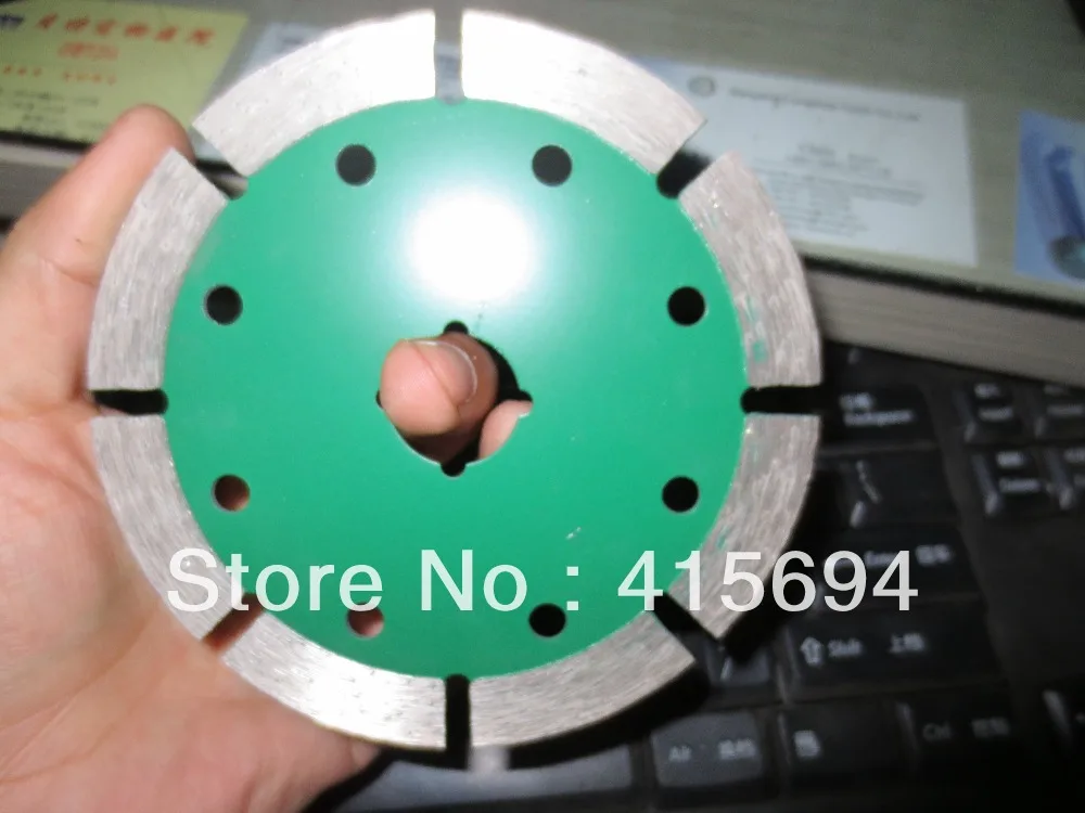

110x10x22.23mm cold press segment diamond saw blade for bricks, granite,marble and concrete.