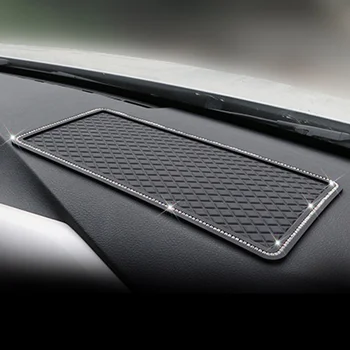 

1PCS Crystal Anti-Slip Pad Mat for Mobile Phone mp4 GPS Silicone Diamond Car Sticky Anti Slip Car Charm anti slip mats