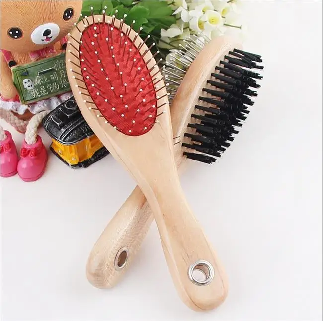 High Quality Pet Dog Comb Wooden Double for Puppy Big Large Dog Cat Pet