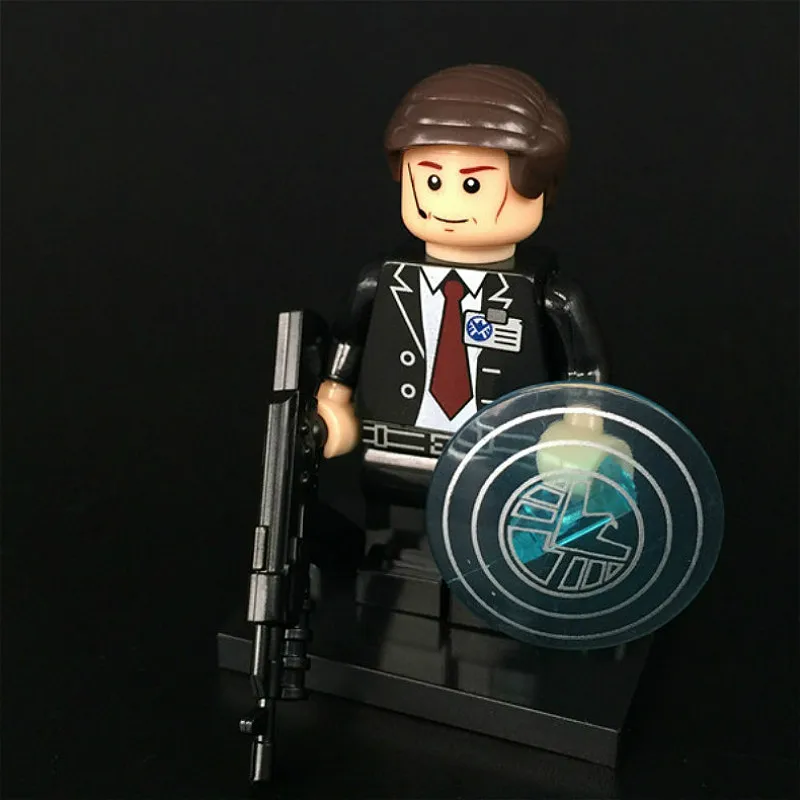 

Single Sale the Hottest Agents of SHIELD Series Model Bricks Legoings Figure Diy Building Blocks Children Gift Toys New