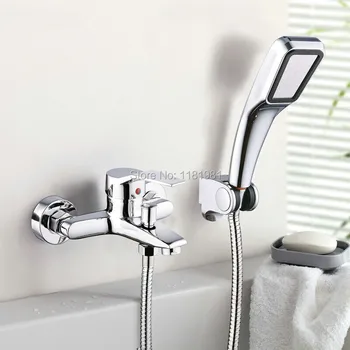 

Hot selling wall mounted single handle two holes contemporary bath tub faucets C3037