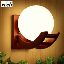 Retro solid wooden wall light for bedroom living room ,parchme stair aisle corridor Home Lighting Wall Sconce,E27 wall light bra retro chinese wall lamp wall sconce antique wood parchme stair aisle corridor bedroom living room cafe lamp e27 wall light bra