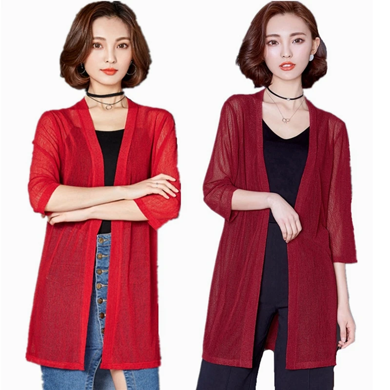 

Chiffon Kimono Cardigan Casual Tops Shirts Loose Women Blouses Shirts Plus Size Summer Women Coat Tops Outerwear Ladies Clothing