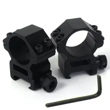 2 шт. 25 мм крепление " 1 дюймов кольцевые планки Вивера, Пикатинни, прицелы рейку крепление для фонарика 20 мм