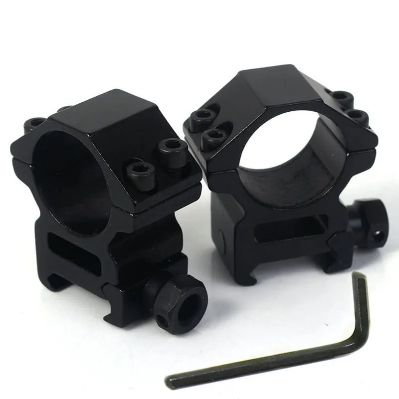 

2 Pcs 25mm Mount 1" 1 Inch Ring Weaver Picatinny Scope Rail Mount for Flashlight 20mm