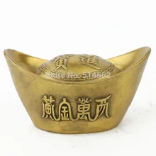 Фэншуй латунь слиток статуи