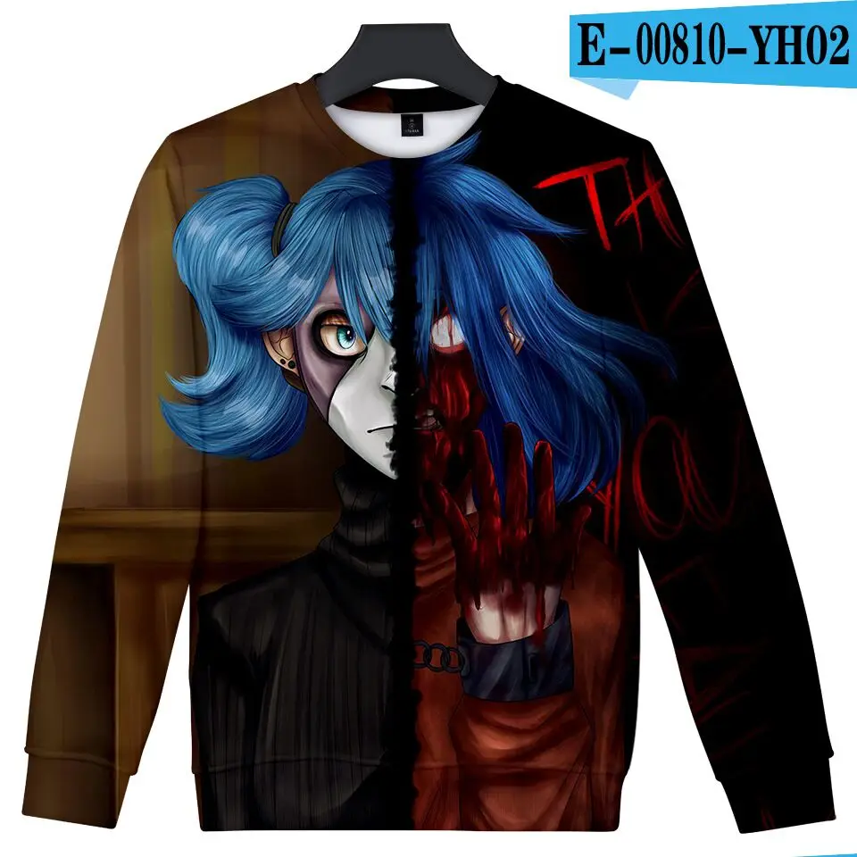 Sally Face/свитер с круглым вырезом; Детский свитер; толстовка с длинными рукавами и 3D принтом; модная футболка с длинными рукавами для мальчиков и девочек - Цвет: color at picture