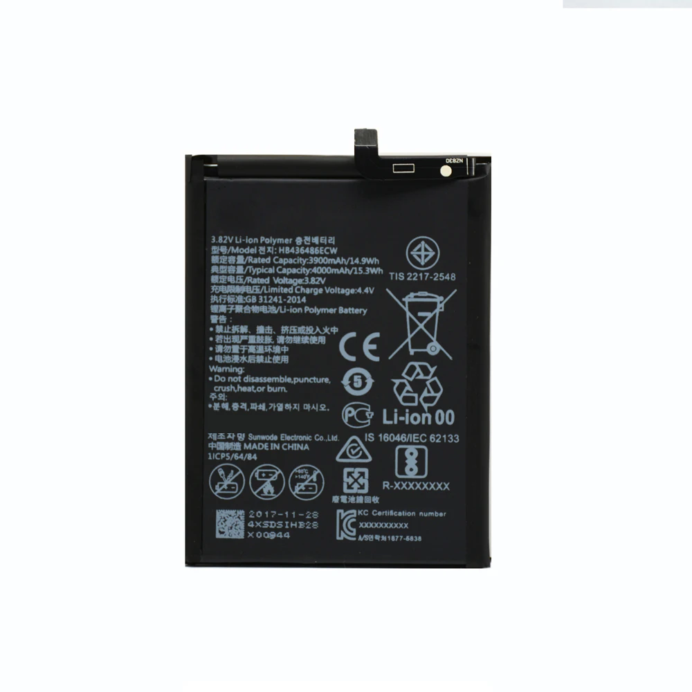 

HB436486ECW Replacement Built in Battery 3900mAh For Huawei Mate 10/Mate 10 Pro Lite P20 Pro ALP-AL00 CLT-AL01+Tools