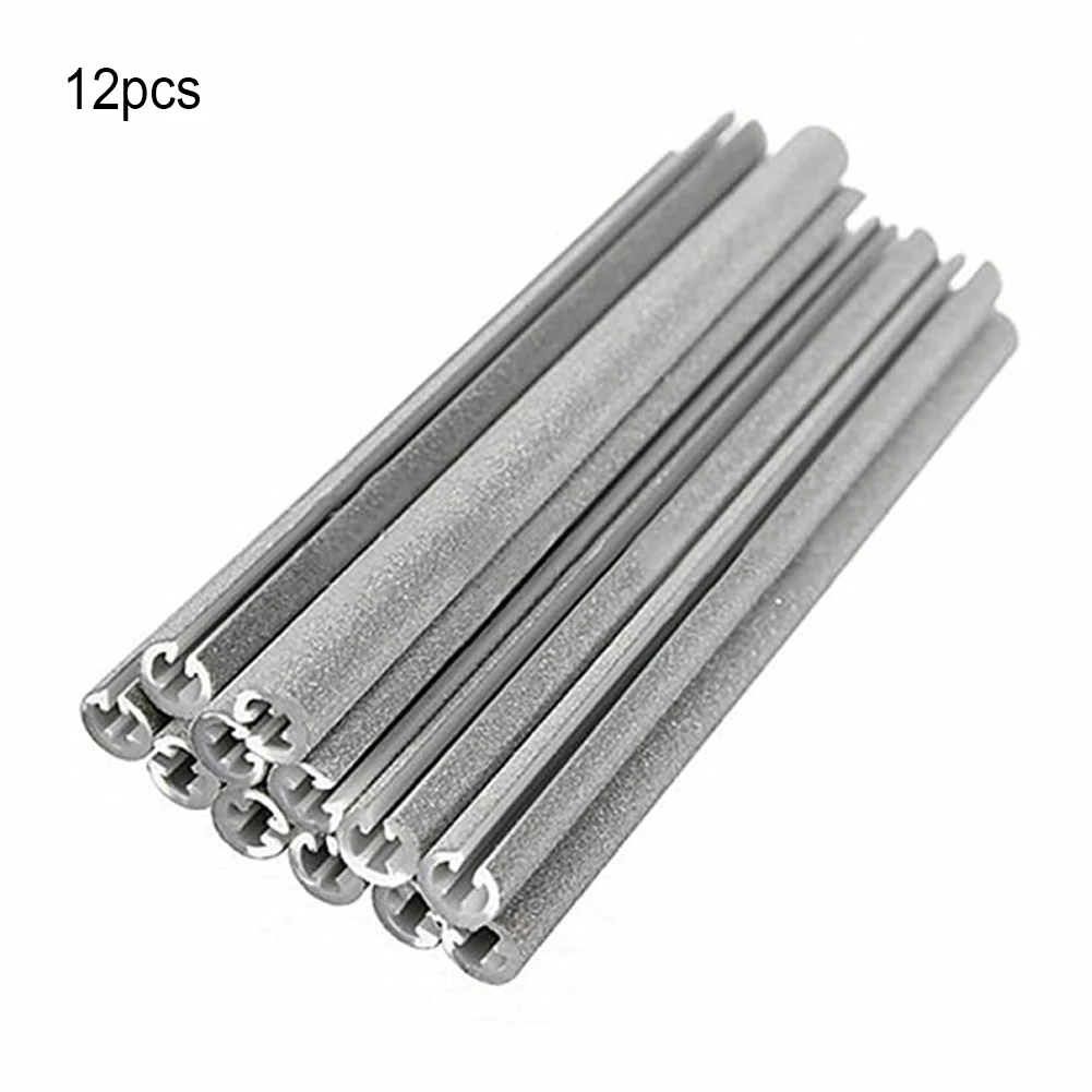 

12Pcs/Pack Bike Reflective Tubes Bicycle Wheel Rim Spoke Mount Clip Tube Warning Light Strip Reflector Reflective Outdoor Light