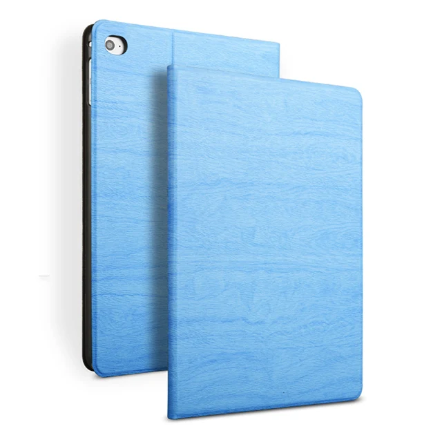 Чехол для iPad 9," 6-го 5-го поколения, тонкий Чехол-книжка с подставкой из искусственной кожи, чехол Smart Cover для iPad 5 6 Air 1 Air 2, чехол - Цвет: Blue