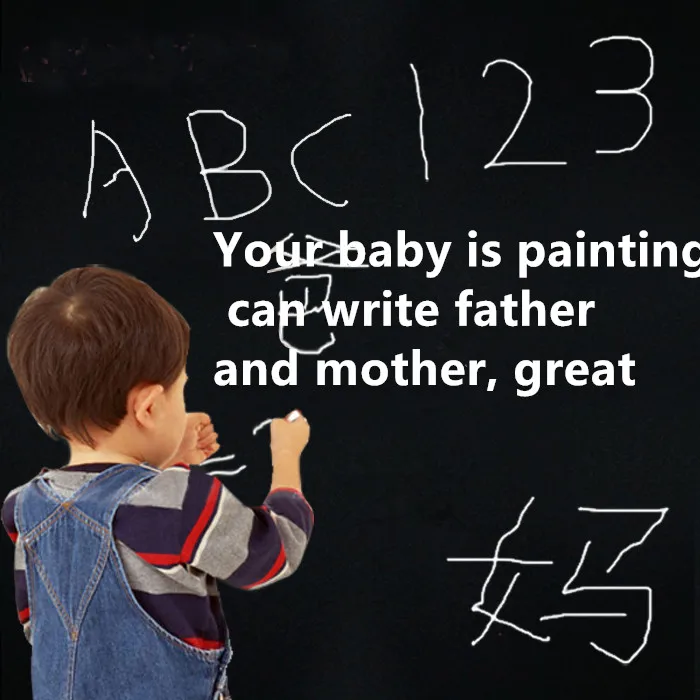

Extra thick blackboard stickers thick rewritable remove children graffiti teaching students wall stickers green board whiteboard