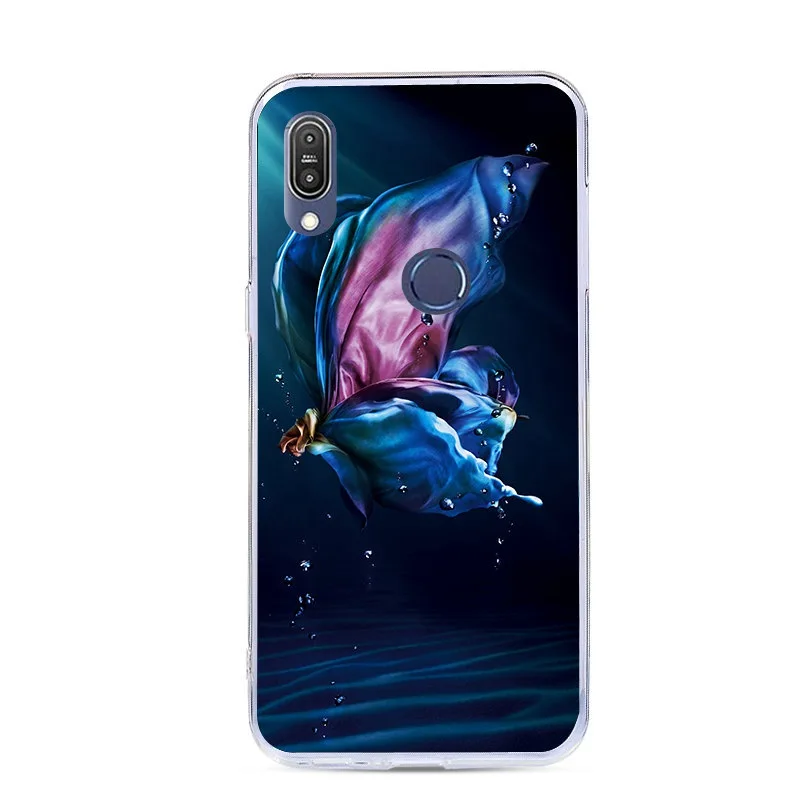 Чехол для Asus Zenfone Max Shot ZB634KL силиконовый мягкий чехол из ТПУ Plus M2 задняя крышка
