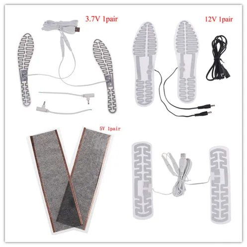 Body Massage Electric Heated Shoe Insoles Winter Warm Heating Waist Shoes Pad Warm Plate For Shoes Gloves Mouse Pad Wholesale