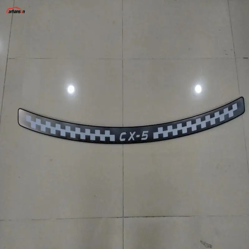 

For Car Styling Sticker Mazda Cx-5 Cx5 Cx 5 Accessories Stainless Steel Rear Bumper Sill Protector Ultra Thin Trunk 2013-2015