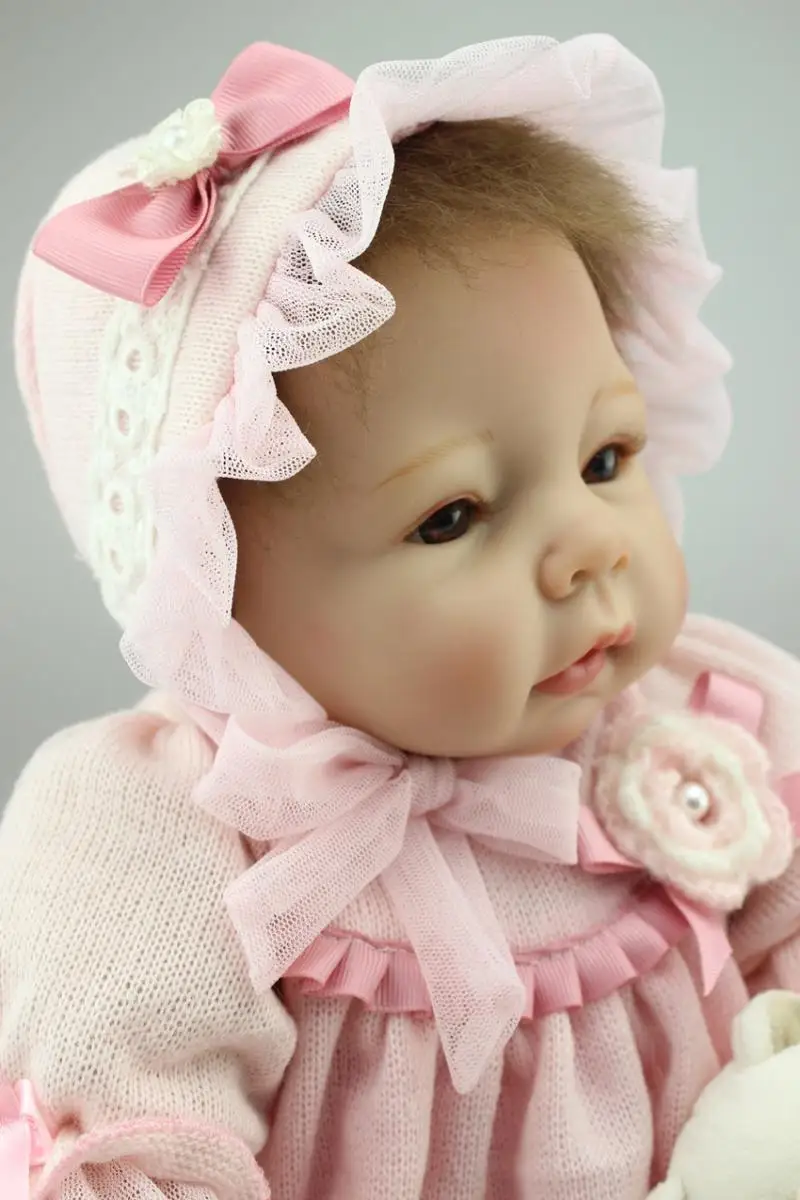 Новое поступление 2" силиконовые игрушки Reborn Baby Doll с хлопковым корпусом новорожденный мальчик кукла прекрасный подарок на день рождения для ребенка Brinquedos