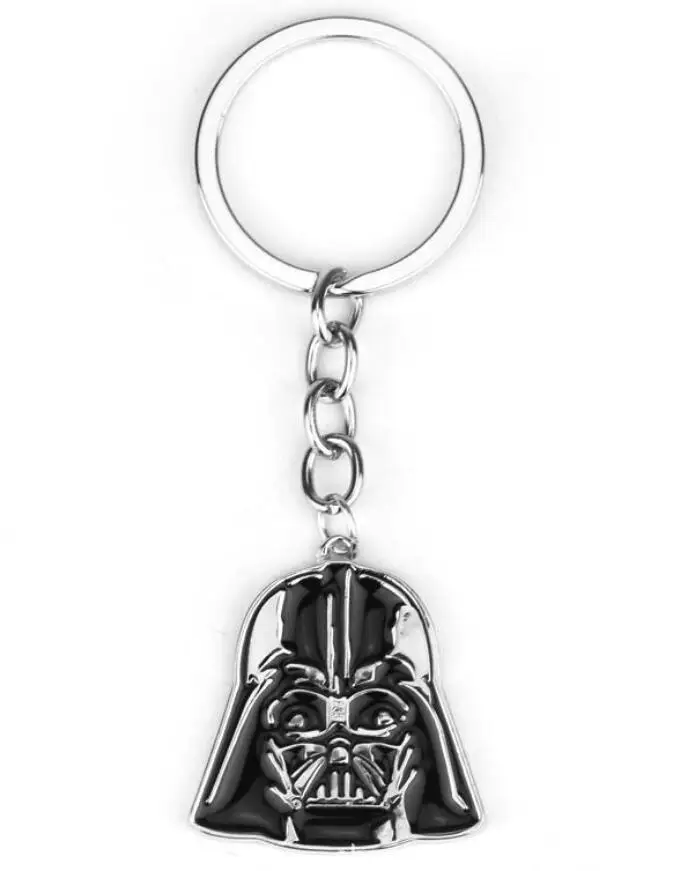 Star Wars Spaceship Keychains Toys Model Keychain Death Star BB8 Slave 1 Collectables Metal Keychains Keyring - Цвет: darth vader