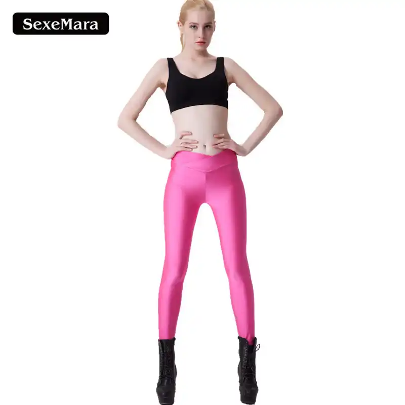 2017 Весна Женщины Activewear Фитнес Леггинсы Прекрасный Розовый Удобные Брюки Высокой