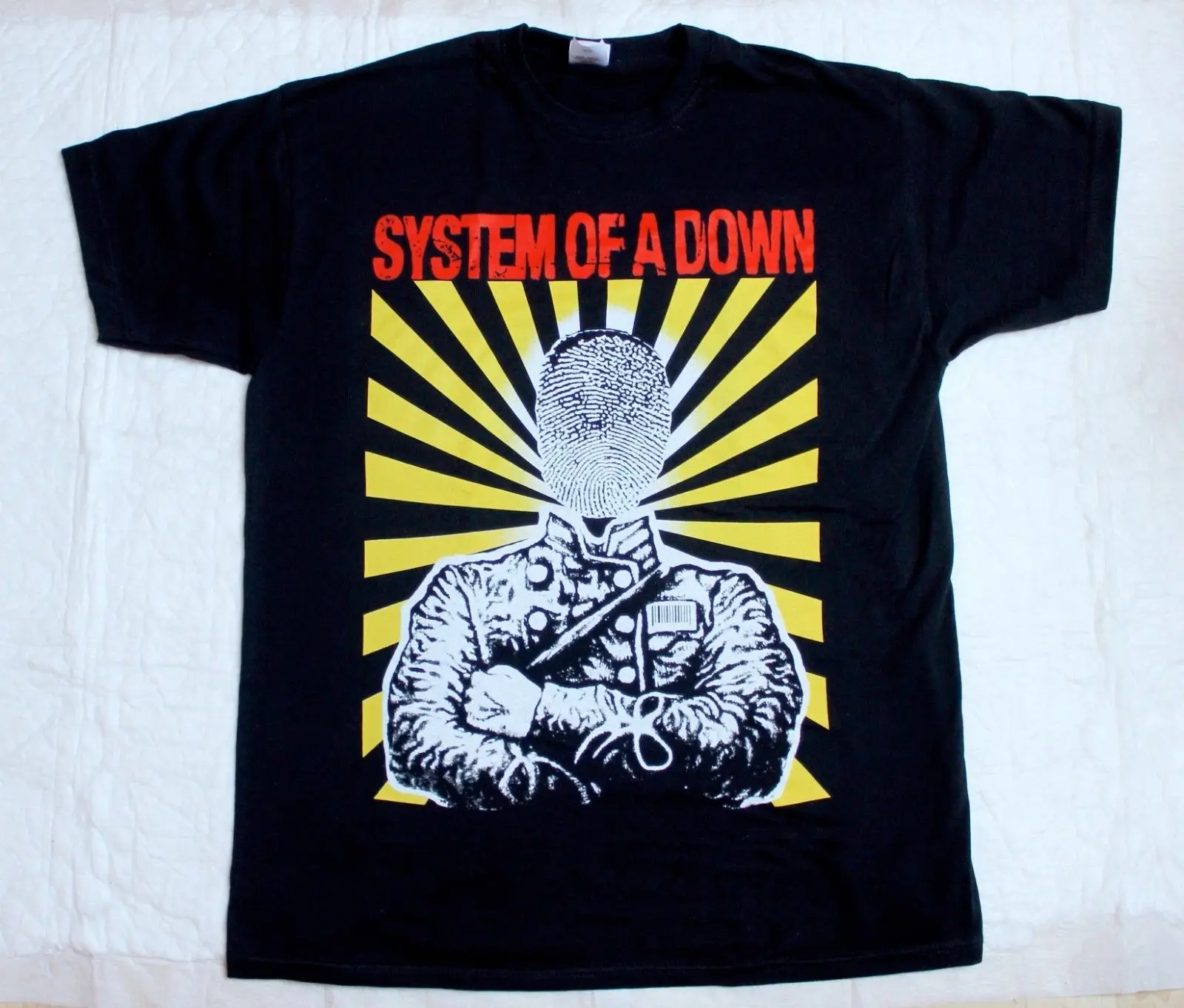 SYSTEM OF A DOWN FACELESS SOAD SERJ TANKIAN NEW BLACK T SHIRT-in T ...